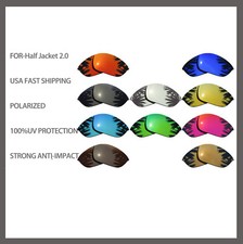US Anti-Scratch Replacement Polarized Lenses for-for-Oakley Half Jacket 2.0