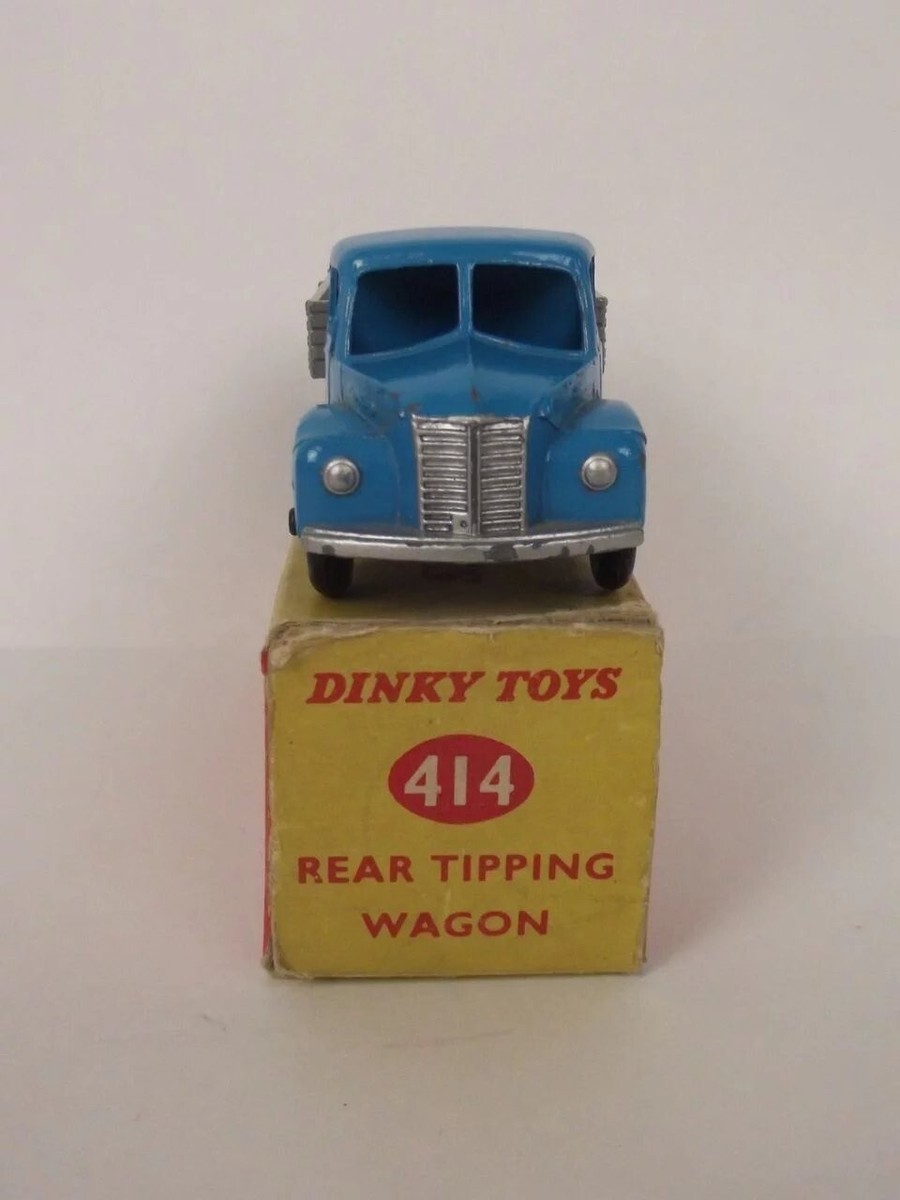 Dinky Toys 414 青いリアティッピングワゴン
