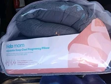 Frida Mom Adjustable Keep-Cool Pregnancy Pillow Support C,I,L+U Shapes In-1