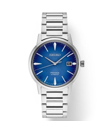 Seiko Presage Cocktail Time Automatic Gradated Blue Dial Men's Watch SRPJ13