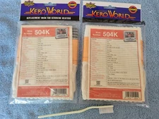 (2) KEROSUN RADIANT 8,10,22 KEROSENE HEATER *WICKS, *WICK CLEANING BRUSH & GUIDE