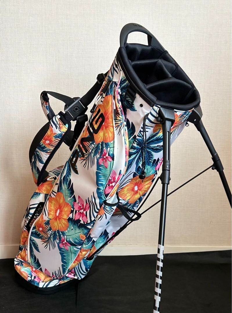 PING Golf Men's Stand Caddy Bag US HOOFER LITE 9 x 47 inch 2.3kg White