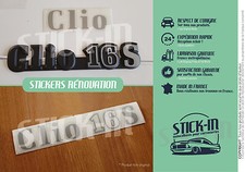 Kit de renovación pegatinas emblema monograma para Clio 16S