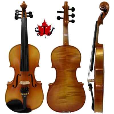 Hand Made SONG 5 strings viola 15 '',Flames maple wood Big rich Deep sound #14552