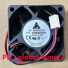 1PCS New Delta AFB0624EH Extreme High Speed Fan 3 Wire 60x60x25mm 24V DC 0.24A