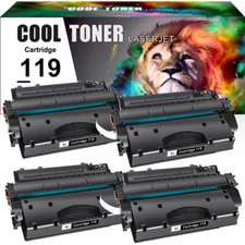 4PK Toner Compatible for Canon 119 imageClass MF6160dw MF414dw MF5950dw MF5960dn