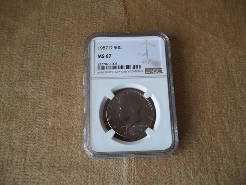 1987-D Kennedy Half Dollar NGC MS67
