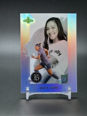 2024 Parkside NWSL Pacific Base Refractor #6 MAYA DOMS Bay FC RC