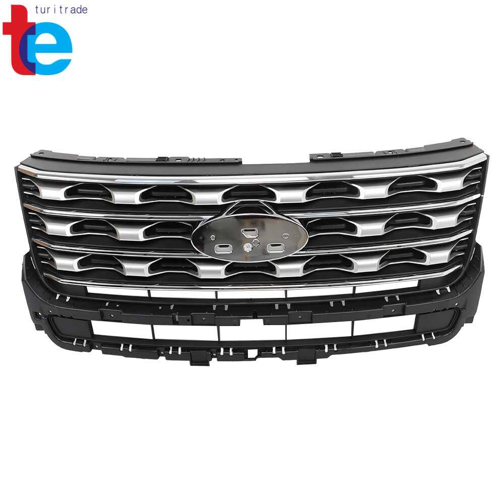 For Ford Explorer 2016 2017 Front Bumper Grille Chrome FB5Z8200AC