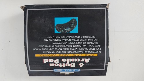 6 Button Arcade Pad Controller Game Pad Compatible 8 Bit Video Game System SEGA - Picture 5 of 5
