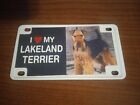 New Metal Dog Breed Picture Magnet - I Love My Lakeland Terrier