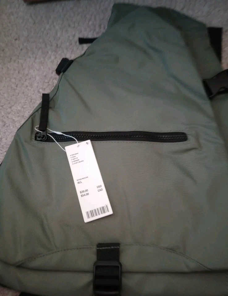 Bolso Bandolera Urban Outfitter Gris 20”x16”x6” con Correa Trasera NUEVO Bolso para Libros Foto 2 de 4