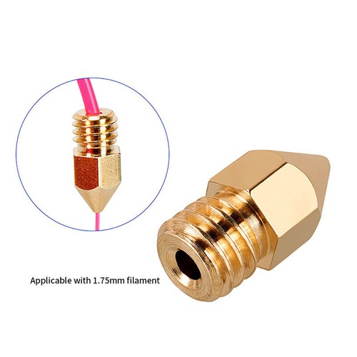 40Pcs MK8 Extruder Hotend Nozzles Compatible with all 1.75mm PLA ABS 3D printer - Zdjęcie 10 z 12