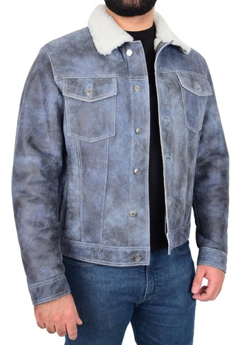 Mens Real Sheepskin American Trucker 