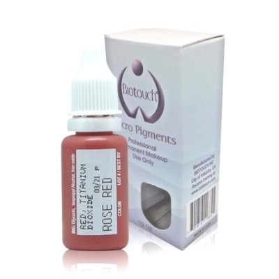 Microblading ROSE RED Pigment BioTouch Permanent Makeup Cosmetic Tattoo ink 15ml