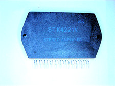 STK4221V "Original" SANYO  Stereo Amplifier 22P SIP IC  1 Pc