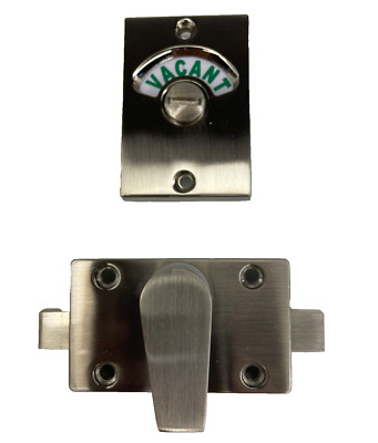 Vacant Engaged Privacy Bolt Door Lock Indicator For Public Restrooms