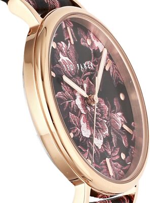 関税込◆TED BAKER ローズゴールド 腕時計 花柄 Phylipa Bloom Ted Baker Watch PHYLIPA BLOOM Multicolor Dial Quartz