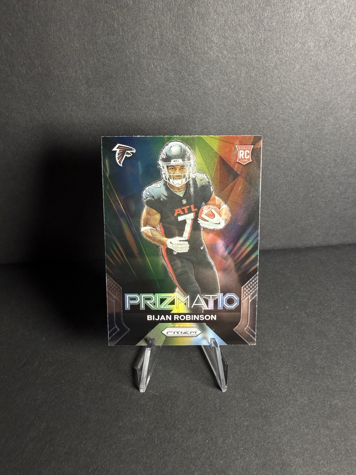 2023 Panini Prizm #19 Bijan Robinson Prizmatic RC