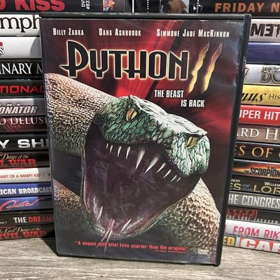 Python II DVD 2002 Billy Zabka Dana Ashbrook Horror Sci-Fi Action Film-M