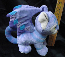 VTG Plush Neopets Neopets Faerie Kougra 6.5" Purple Blue Wings