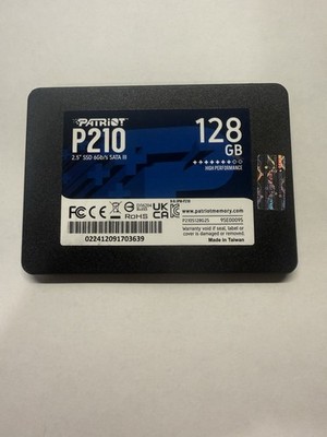 Patriot P210 128GB 2.5'' SSD SATA. Crystal Disc Passed Excellent.