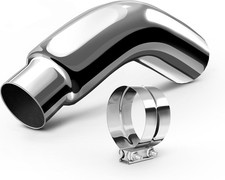 Exhaust Tip 5 Inch Diesel Exhaust Tip Elbow Tip W A Clamp 5 Inlet 6 Outlet Exhaust Tip 5 Inch Diesel Exhaust Tip Elbow Tip W A Clamp 5 Inlet 6 Outlet