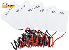 TEC1-12706 12V 6A 60W 5Pcs Heatsink Thermoelectric Cooler Cooling Pelt