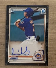 2020 Bowman Draft Chrome Picks Black Refractor 70/75 Isaiah Greene #CDA-IG Auto