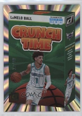 2023-24 Panini Donruss Crunch Time Holo Laser 22/99 LaMelo Ball #5 07mp