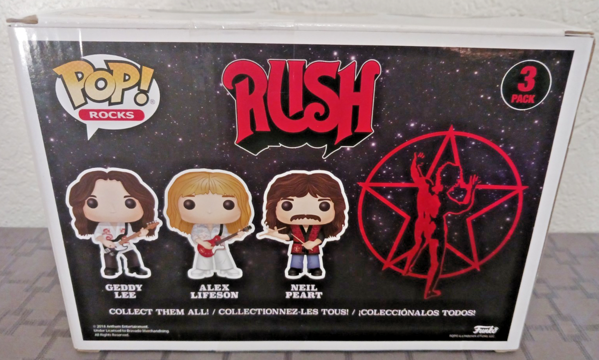 BABYL FUNKO POP! ROCKS 3体セット FUNKO POP! Rocks RUSH [3 Pack] Geddy Lee/Alex Lifeson/Neil Peart