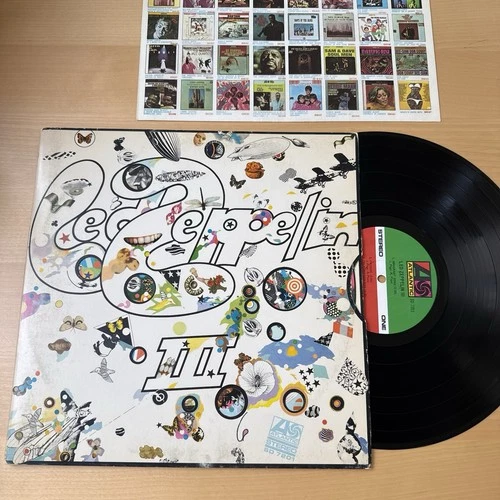 LED ZEPPELIN III Original 1970 1st US Press Complete Working Wheel+Sleeve NICE