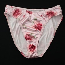 NEW Unbranded VTG 90s Second Skin Shimereen Satin High Cut Bikini Panty MEDUIM