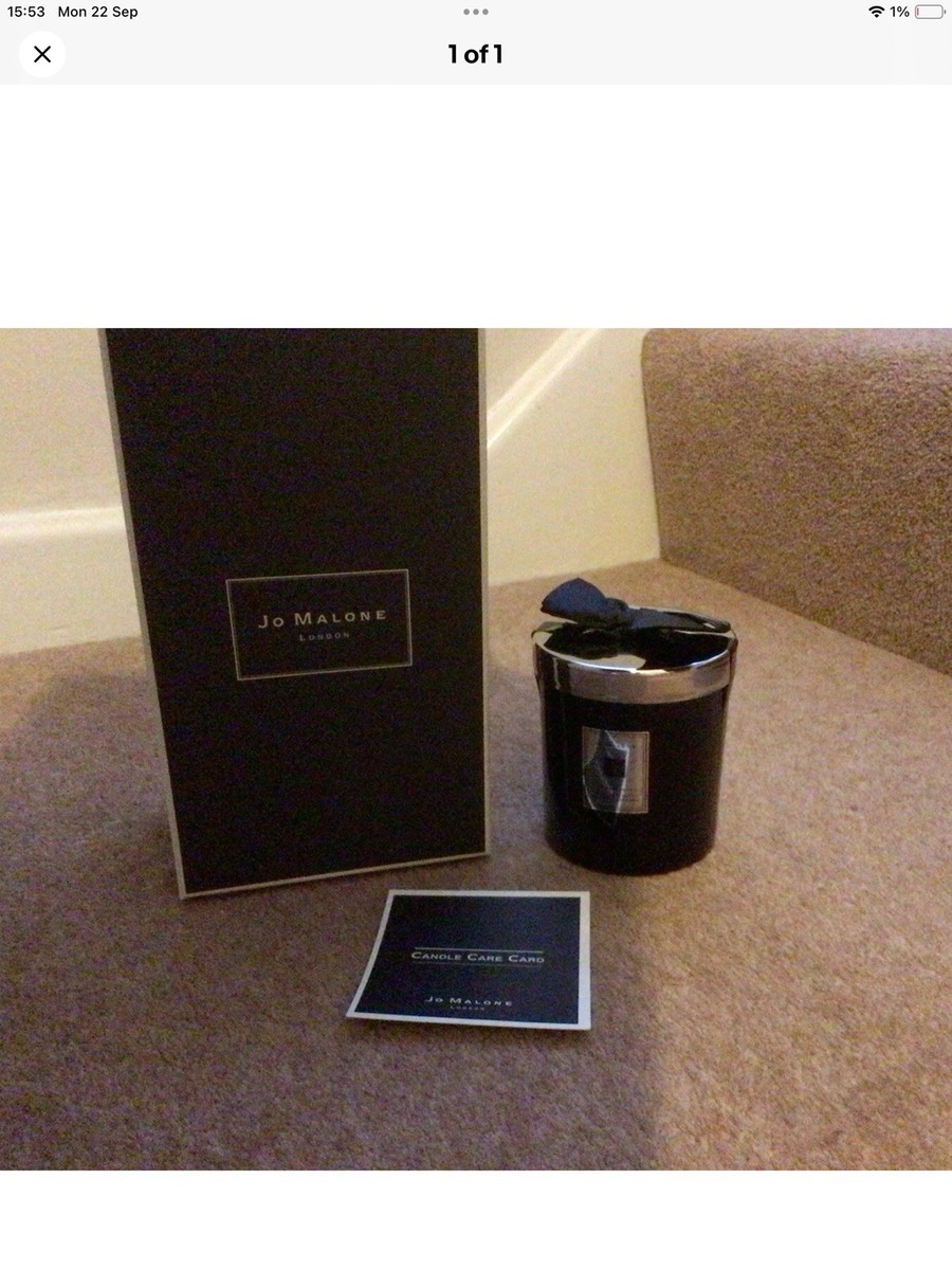 JO MALONE OUD AND BERGAMOT HOME BLACK CANDLE 200g BRAND NEW IN