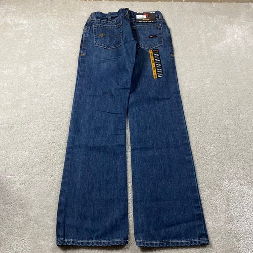 Ariat FR Jeans Uomo 30x34 Blu M4 Relaxed Bootcut Denim Abbigliamento da Lavoro Utility 