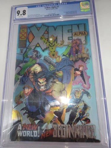 X-men Alpha cgc 9.8 Chromium Cover-  1st app DARK BEAST Apocalypse