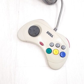 SEGA SATURN white console bundle with Virtua gun controller & 3 games Japanese