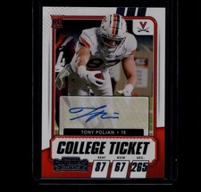 2021 Panini Contenders Draft Picks - Tony Poljan #316 (AU, RC)