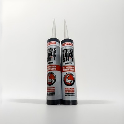 2 x Evo-Stik Sticks wie Sh*t White Grab Kleber -290ml