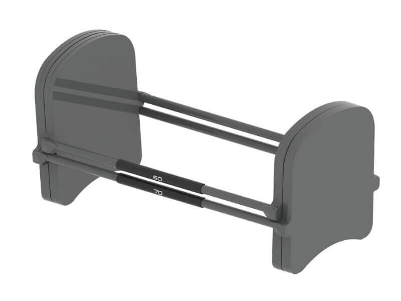 КОМПЛЕКТ POWERBLOCK SPORT EXP STAGE 2 (50-70) - СЕРЫЙ/ЧЕРНЫЙ