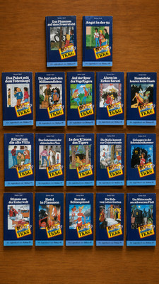 TKKG Klassiker-Sammlung   17 Hardcover-Bände   Stefan Wolf  Jugendkrimi Konvolut