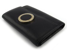 BVLGARI Key holder Black gold Women 32394 Authentic secondhand
