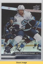 2023-24 Upper Deck Series 2 Silver Foil Oliver Bjorkstrand #399 READ 7vj