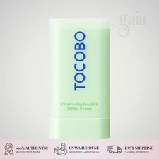 TOCOBO Cica Cooling Sun Stick SPF50+ PA++++ 18g Soothing Vegan Sunscreen