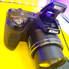 Nikon Coolpix L310 14,1 megapixel fotocamera digitale bridge 21x zoom ottico. *VGC* refbj