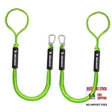 3FT Bungee Dock Lines,Boat Dock Rope,Jet Ski 3ft-4.2ft Yellow/Green