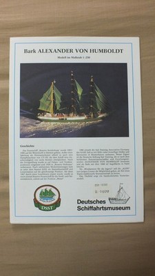 DSM-Verlag,  Bark ALEXANDER VON HUMBOLDT,  Din A4 Bögen  M: 1:250,  neuwertig