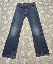 Wrangler Boys Blue Jeans Size 4 Regular Denim Pants Kids