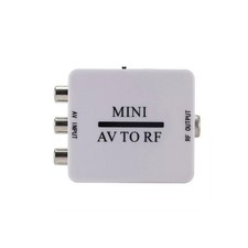 RCA/Composite A/V To Coax/Coaxial Converter Modulator AV 2 COAX Adapter-go New