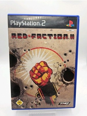 RED FACTION II, THQ/Sony 2002 PLAYSTATION 2 PS2 VIDEOSPIEL 